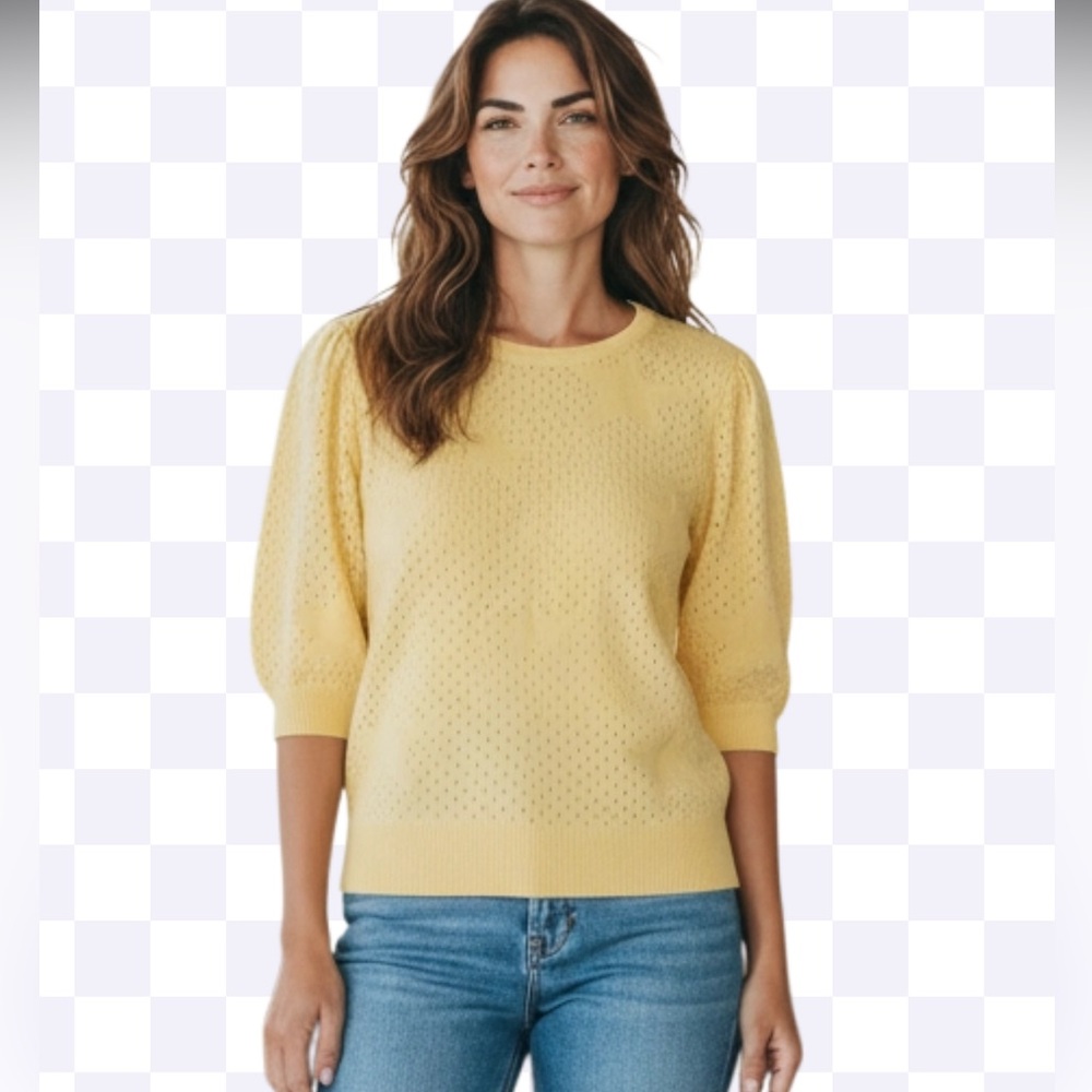 Yellow Knit Sweater